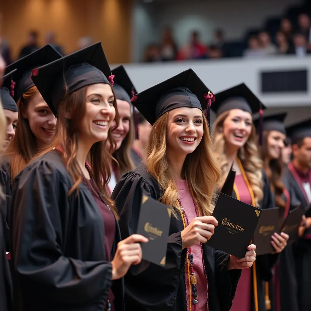 Evento de graduación de estudiantes